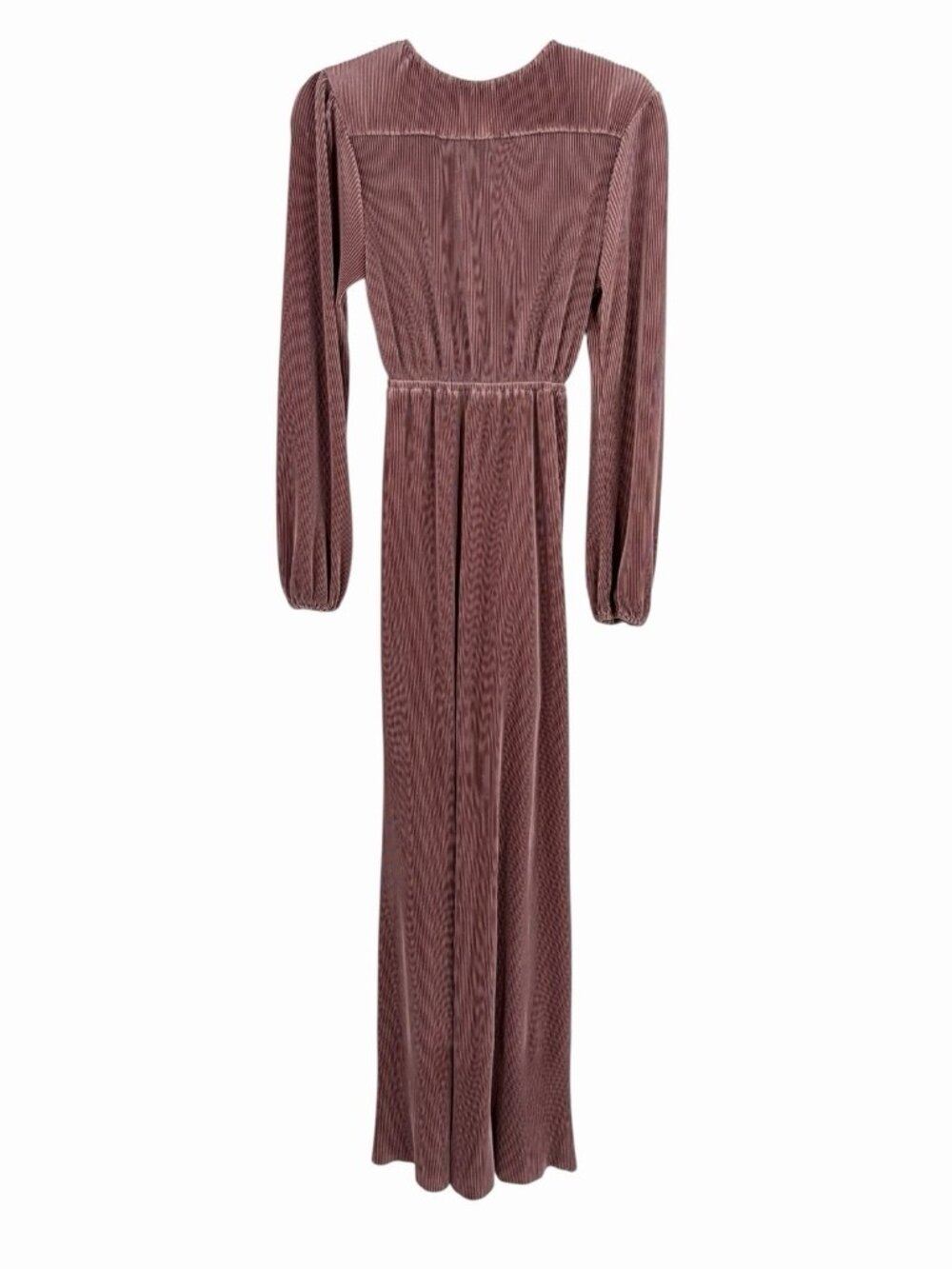 BALTIC BORN Women’s Rose Pink Venus L/S Faux Wrap Maxi Dress XS - Picture 5 of 5